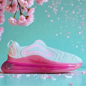 NIKE Air Max 720 White and Pink Size 12 Women